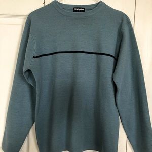 Y2K Uniqlo Teal Sweater | Small